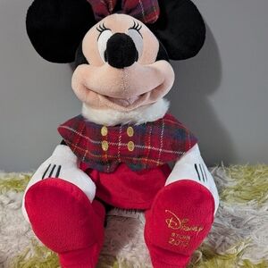 2013 18 inches Disney Minnie Mouse Plaid Plush